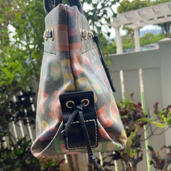 Dooney & Bourke Multicolor Canvas Tote - Picture 2 of 5